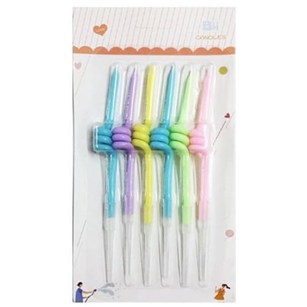 Mum Kıvrımlı Makaron 6'lıİTHAL