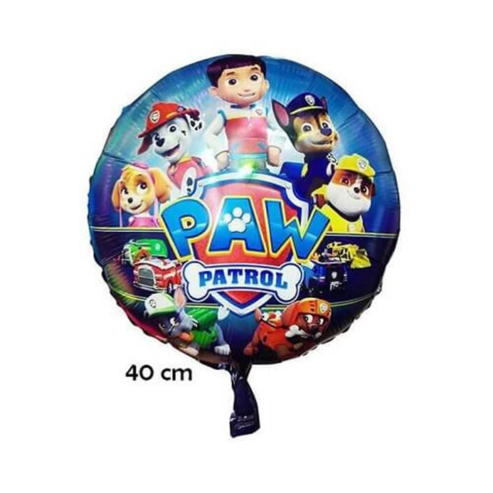 Folyo Balon Temalı ÇeşitleriPaw Patrol Temalı Folyo Balon 45 cmİTHAL