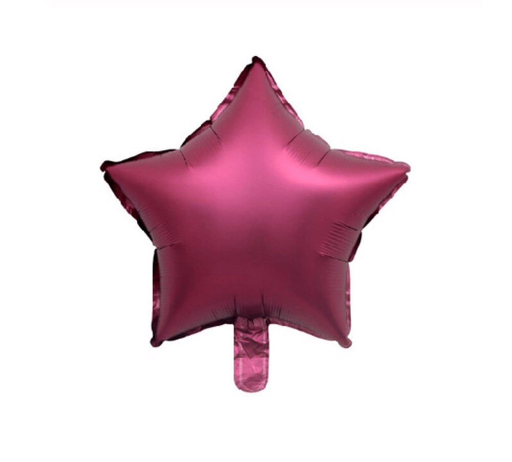 Folyo Balon Yıldız ÇeşitleriYıldız Folyo Balon (Krom-Mırror) Fuşya 45 cmİTHAL