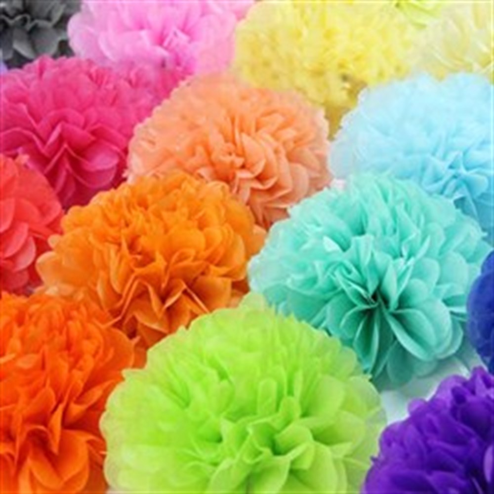 Kağıt Ponpon Süs 30 cm