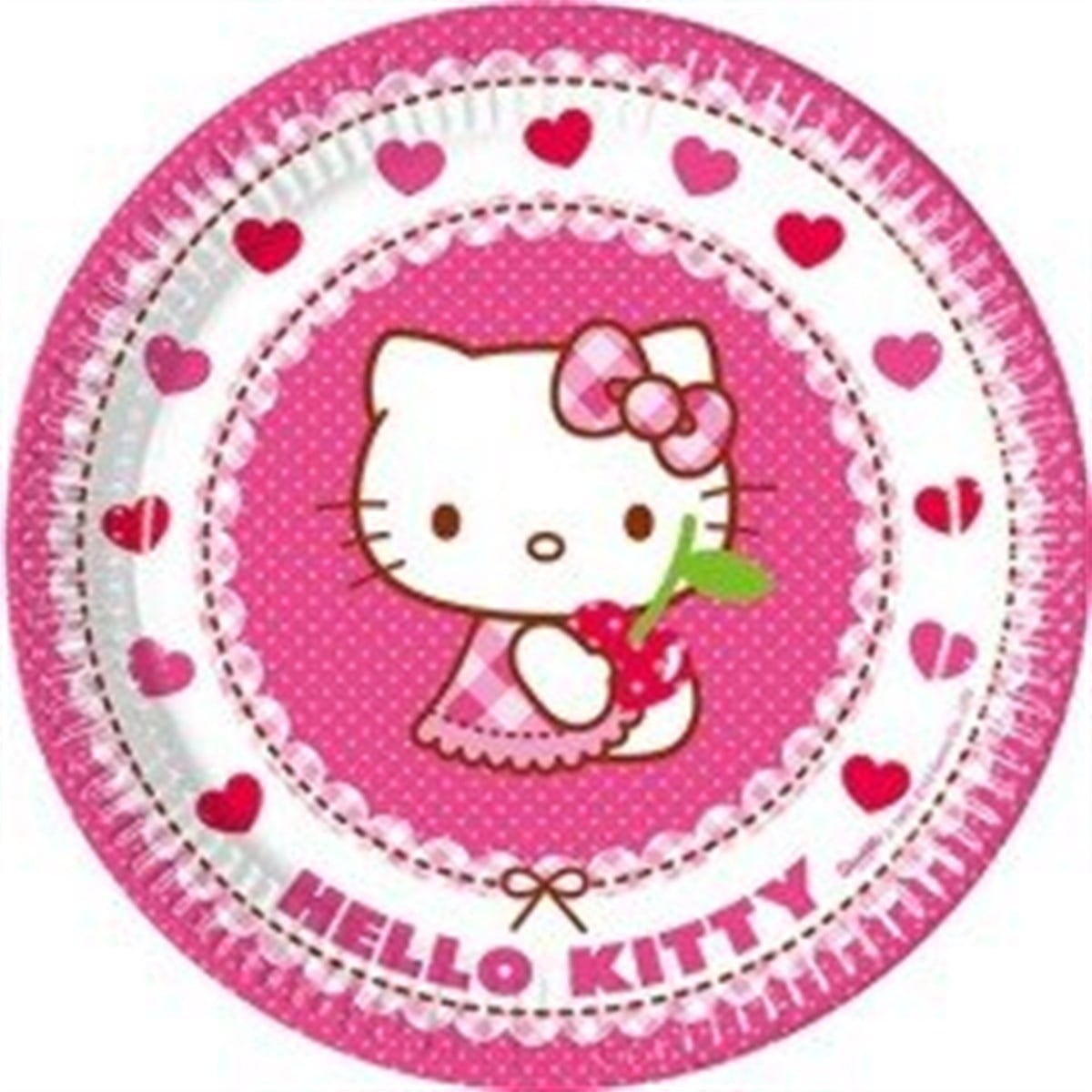 Kağıt Tabak Hello Kitty 23cm