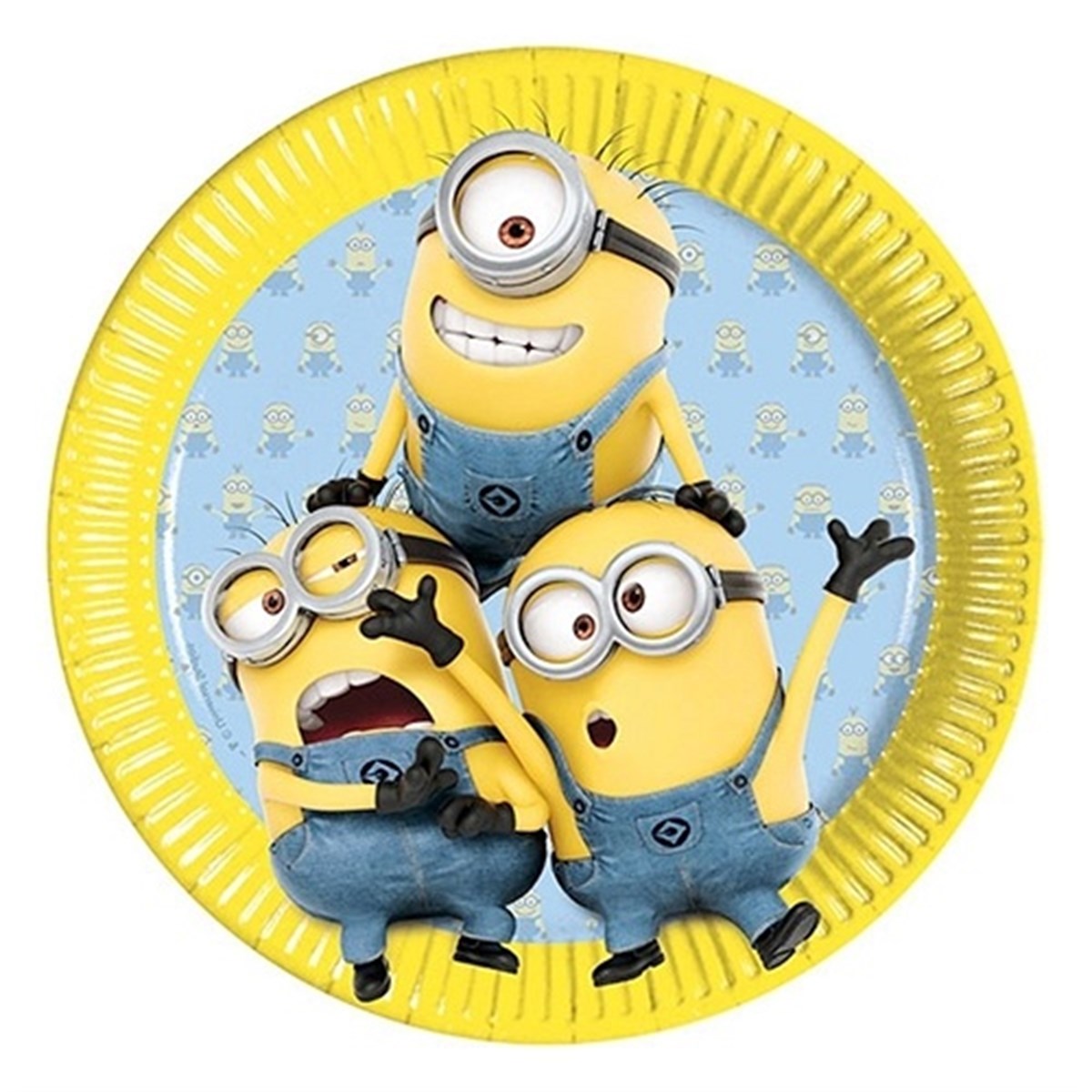 Kağıt Tabak Minions 23cm