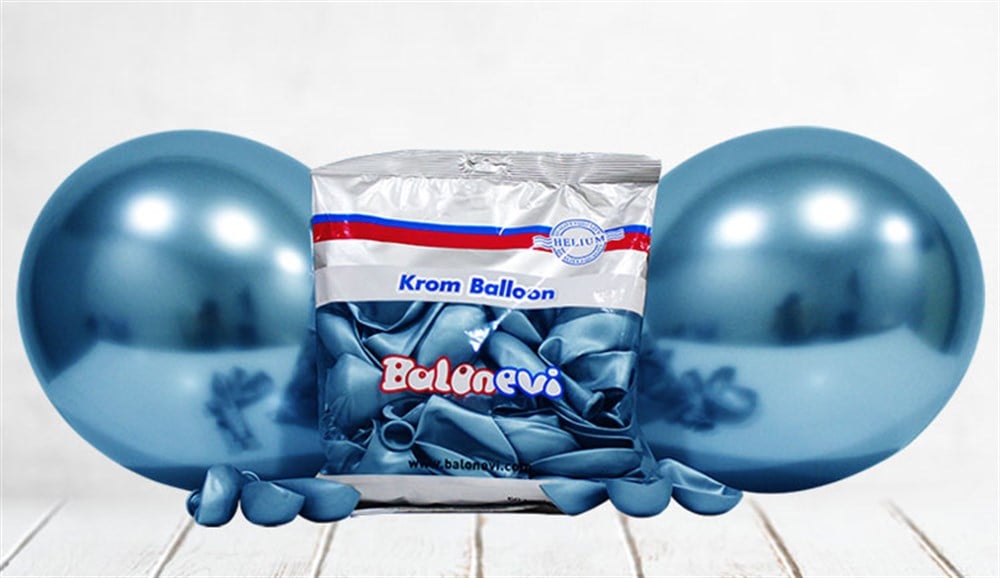 Krom BalonlarKrom Balon Mavi 50 AdetKalisan