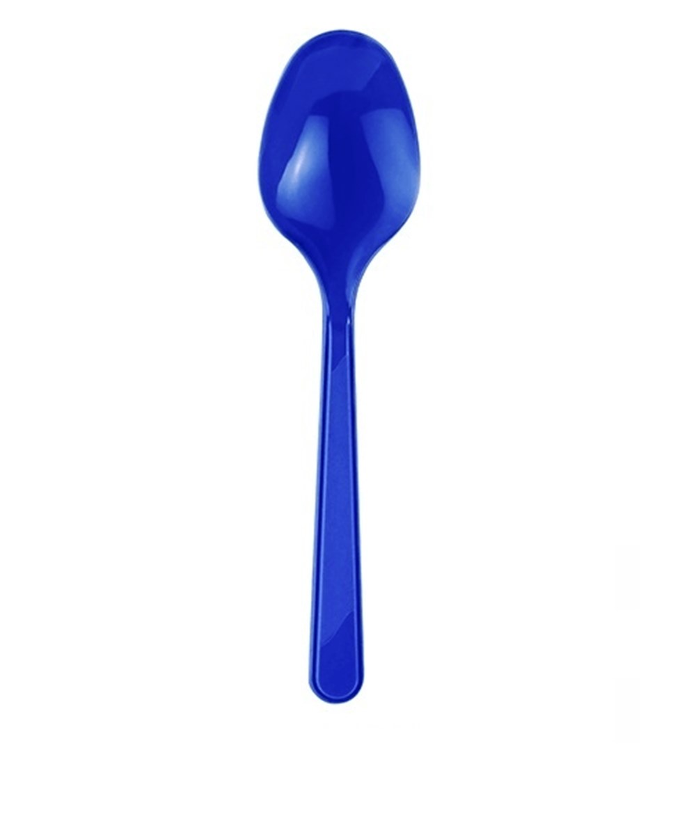 Plastik Kaşık Lacivert 25 'liKaşıklar
