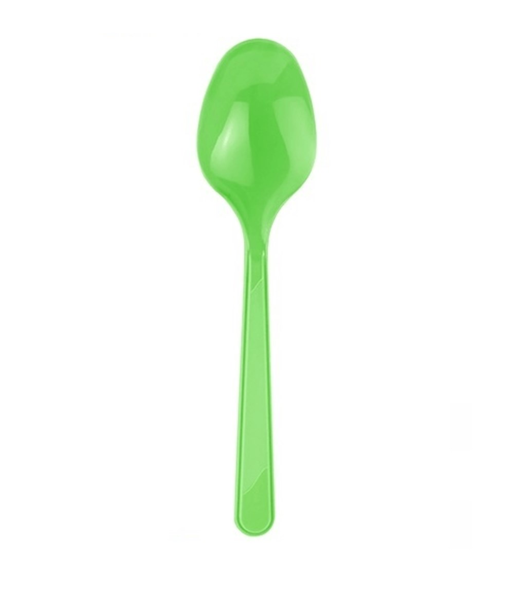 Plastik Kaşık Yeşil 25 'liKaşıklar