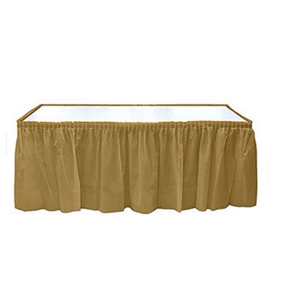 Roll-Up Plastik Masa Eteği GoldMasa Eteği