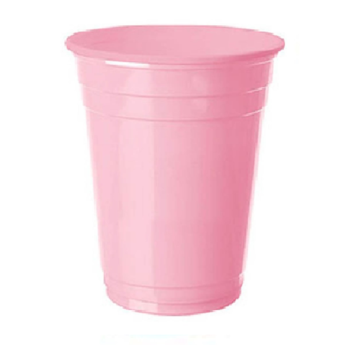 Plastik Meşrubat Bardağı Büyük Pembe