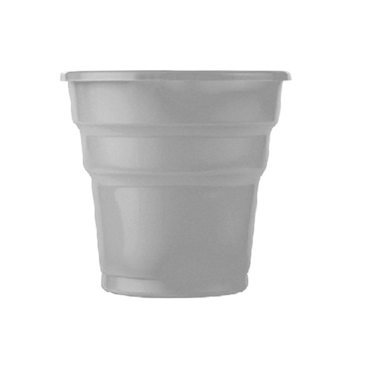 Plastik Meşrubat Bardağı Gümüş