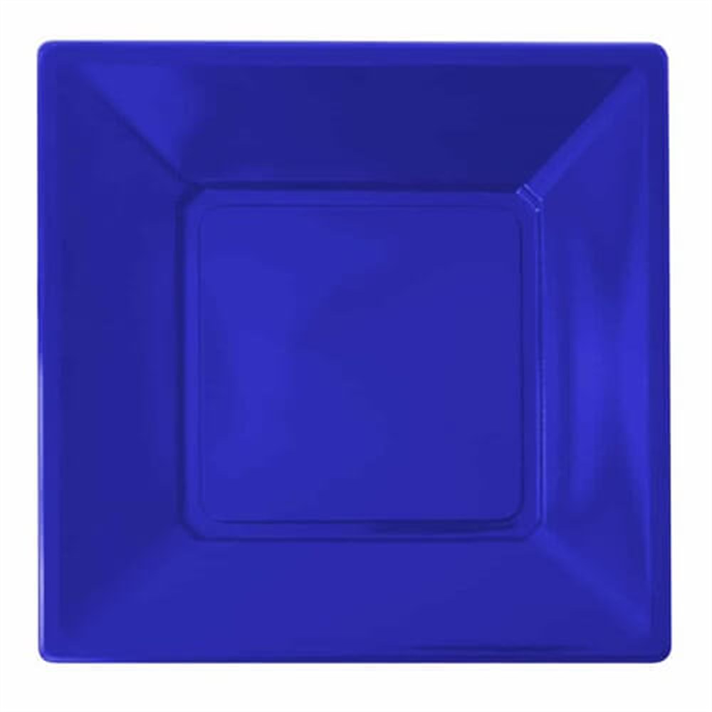 Kare Plastik Tabaklar 23cmPlastik Kare Tabak 23cm LacivertRoll Up