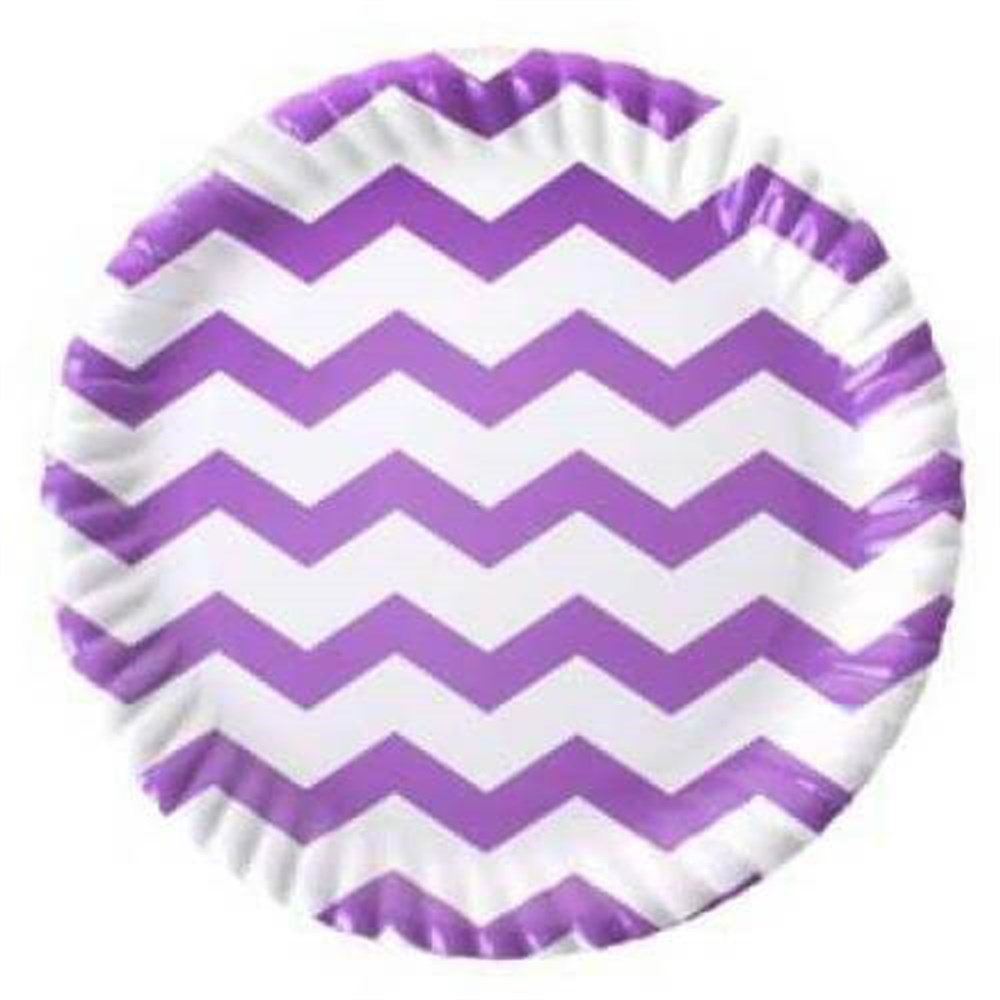 Desenli TabaklarTabak Karton 23cm Lila ZigzagRoll Up