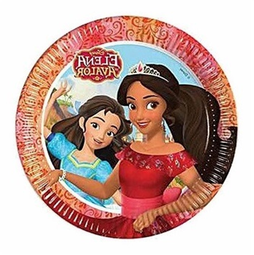 Lisanslı TabaklarTabak Karton Elena 23cmRoll Up