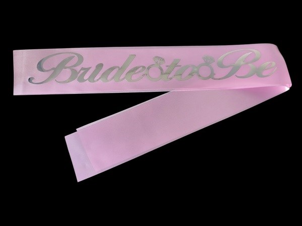 Bekarlığa VedaBride To Be Kuşak Pembe Üzeri GümüşYerli Üretim