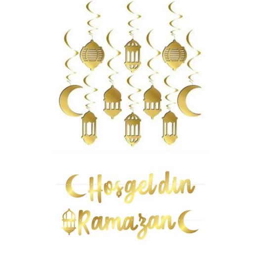 Ramazan Konsept ÜrünleriHoşgeldin Ramazan Konsept Süsleme 2'li Set Yerli Üretim