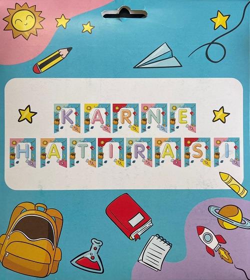 Zigzag BannerKarne Hatırası Zigzag Banner Kağıt SüsYerli Üretim