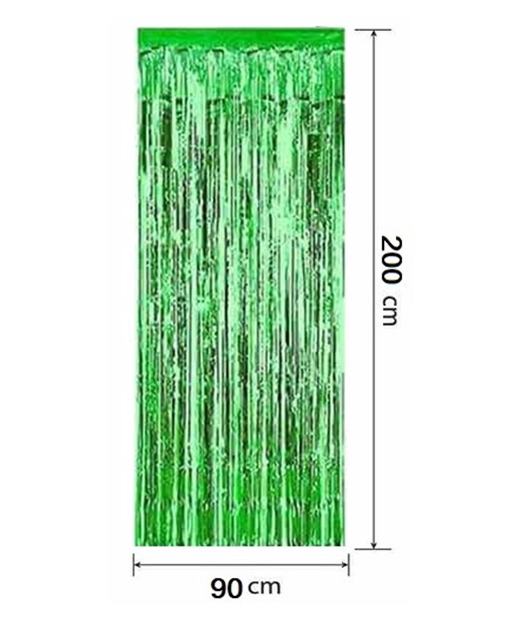 Kapı Perdesi Arka FonlarMetalize Arka Fon Kapı Perdesi 90x200cm YeşilYERLİ ÜRETİM