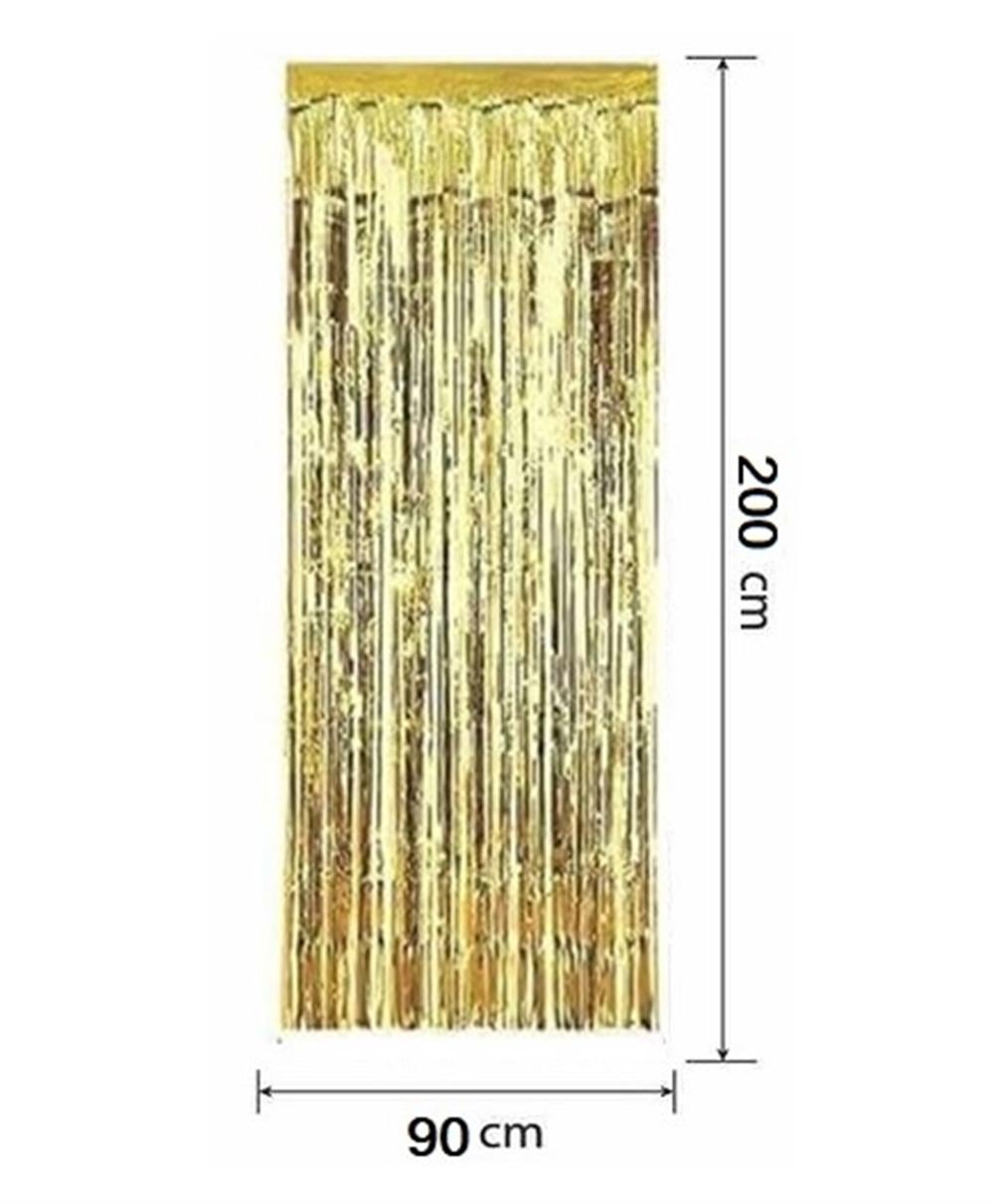 Kapı Perdesi Arka FonlarMetalize Arka Fon Kapı Perdesi 90x200cm GoldYERLİ ÜRETİM