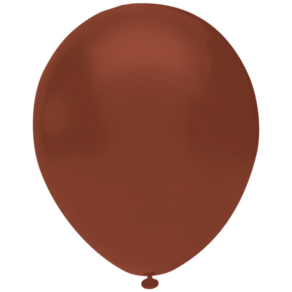 Pastel Mat BalonPastel Mat Balon Kahverengi Dekorasyon Balonu 10 AdetYerli Üretim