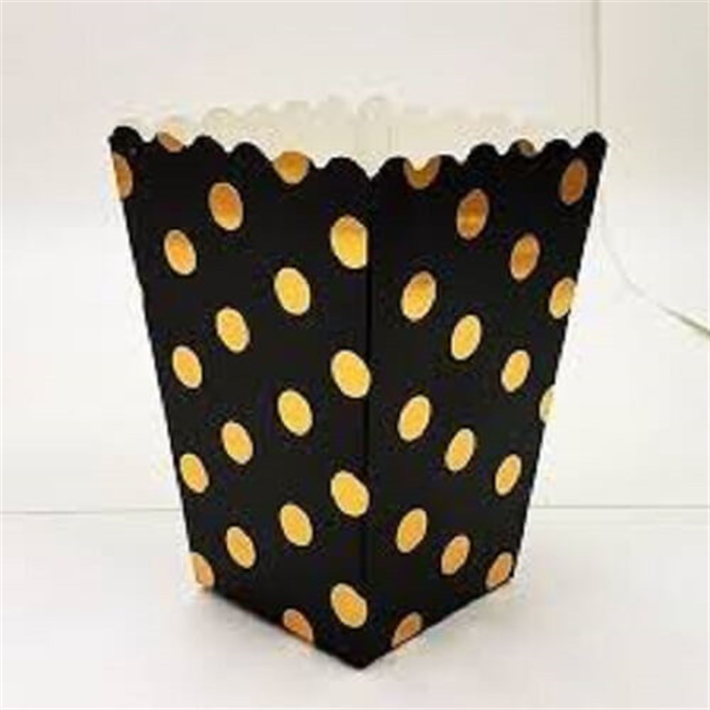 Pop Corn Mısır KutularıPop Corn Mısır Kutusu Gold YaldızlıYerli Üretim