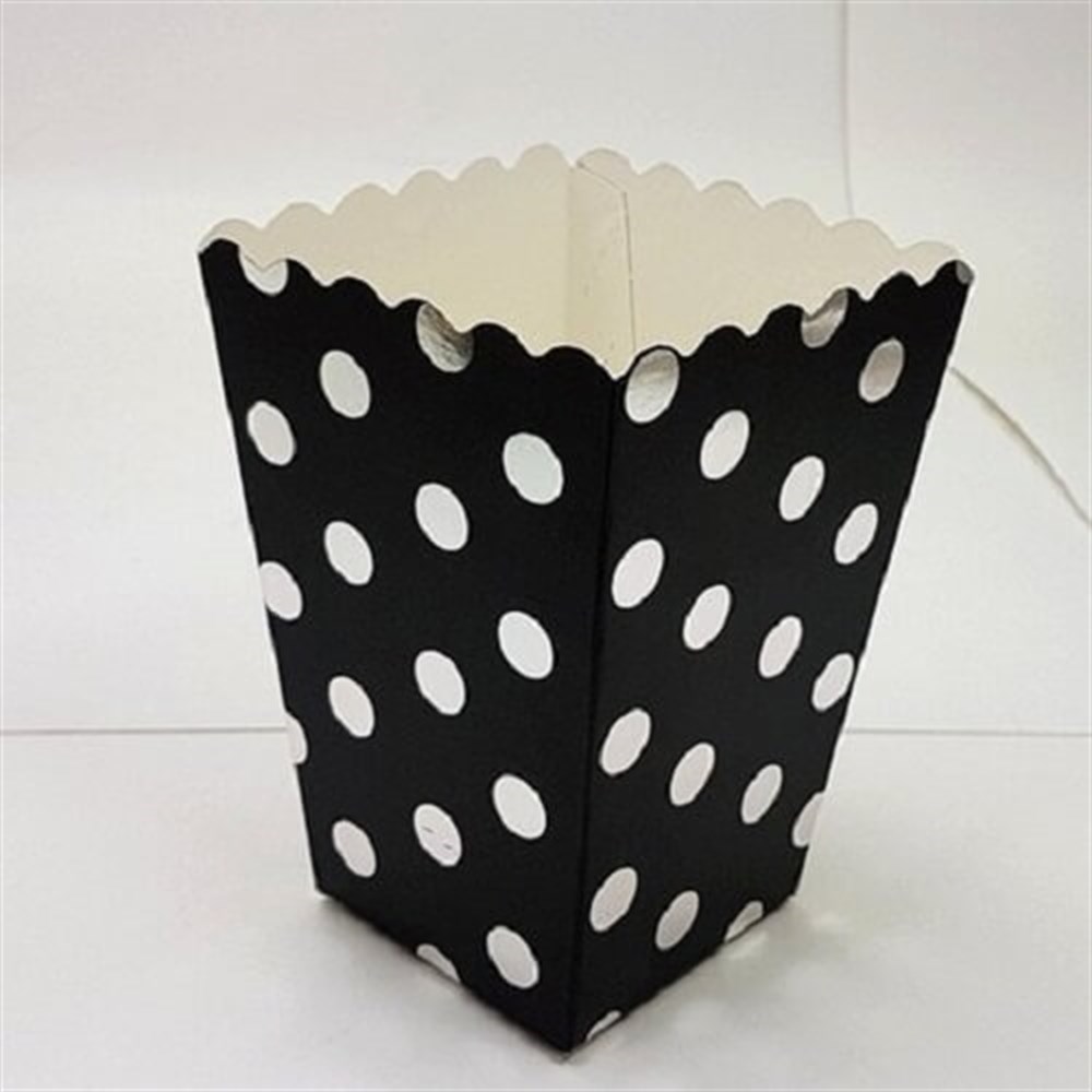 Pop Corn Mısır KutularıPop Corn Mısır Kutusu Gümüş YaldızlıYerli Üretim