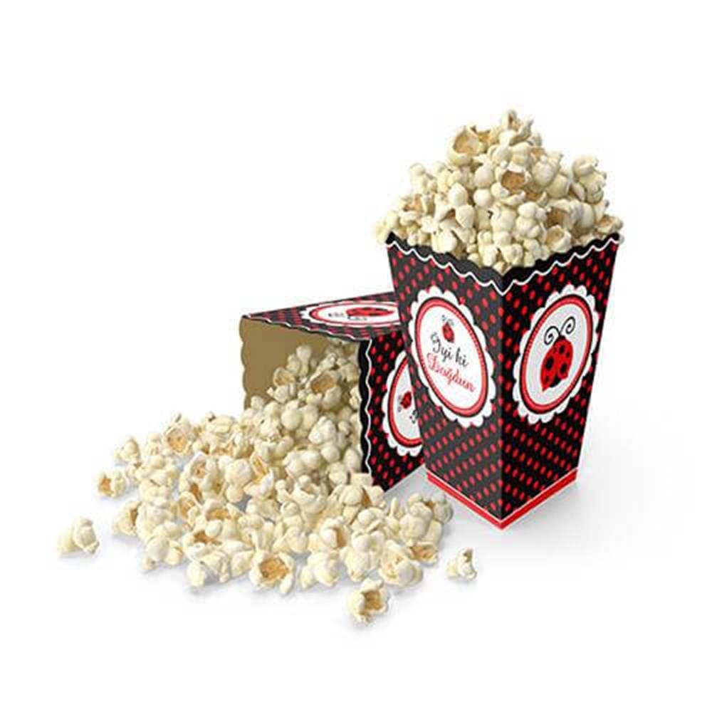 Pop Corn Mısır KutularıPop Corn Mısır Kutusu Uğur BöceğiYerli Üretim