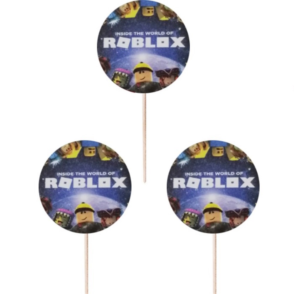 Kürdan ÇeşitleriRoblox Konsept Parti Cupcake Kürdan 20'liYerli Üretim