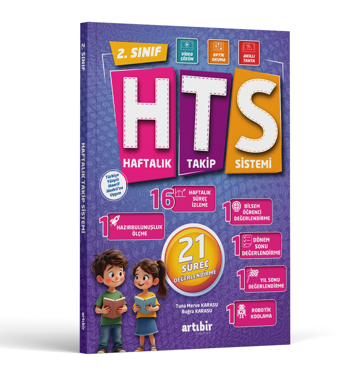 2 sınıf (HTS) Haftalık Takip Sistemi Yeni Nesil 20 Deneme Sınavı (Optik Okumalı)