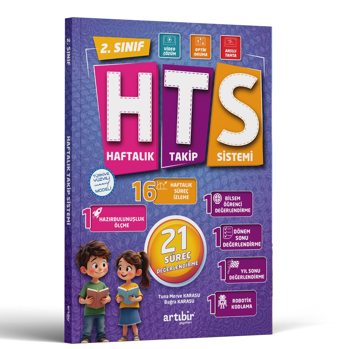 2 sınıf (HTS) Haftalık Takip Sistemi Yeni Nesil 20 Deneme Sınavı (Optik Okumalı)