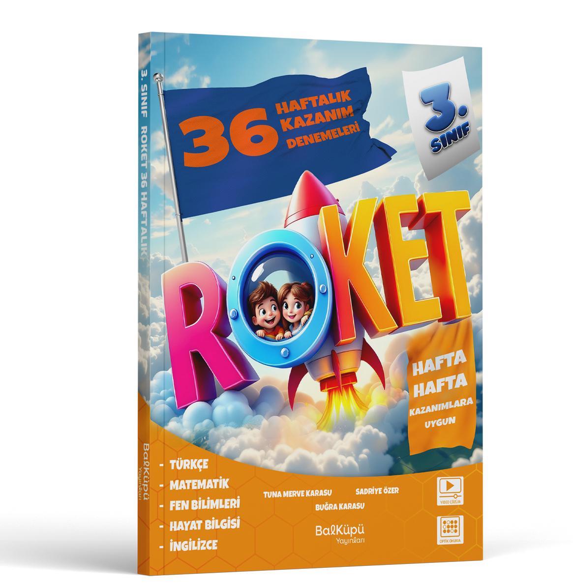 3.Sınıf Roket 36 Haftalık Kazanım Denemeleri