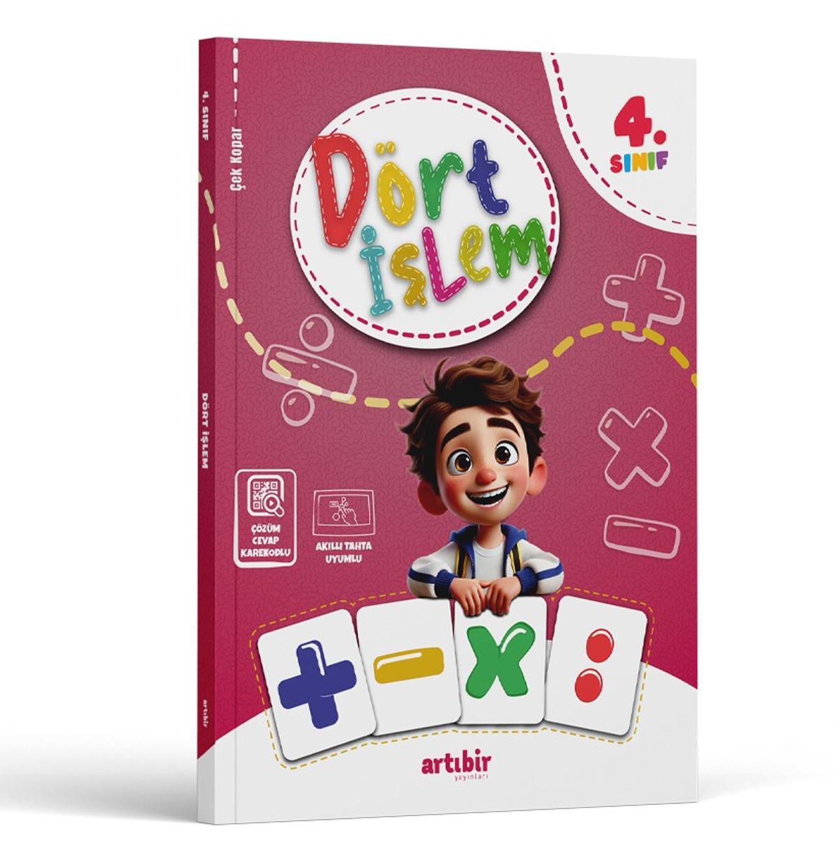 4 Sınıf Dört İşlem (Çözüm karekodlu)