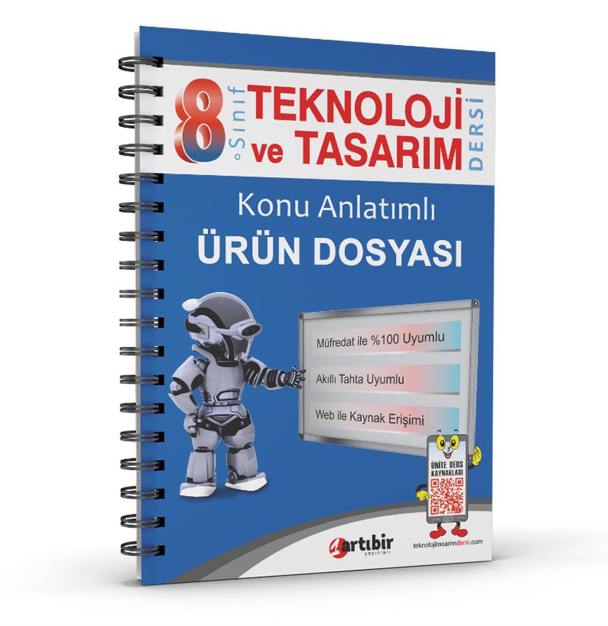 8 Sınıf Teknoloji Ve Tasarım Dersi Konu Anlatımlı Ürün Dosyası (%100 Müfredata Uyumlu)
