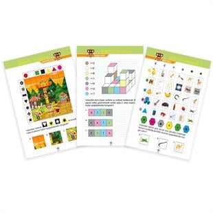 3 Sınıf Robotik Kodlama (Dikkat Geliştirme)---(Sözel ve Sayısal,Bilmece,Bulmaca,Renk,Sembol Kodlama)