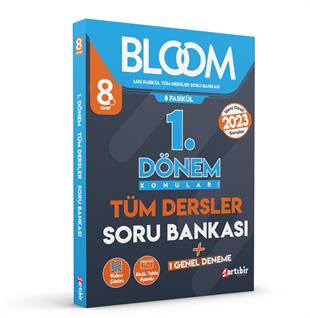 8 Sınıf Bloom LGS 8 FASİKÜL 1 DÖNEM Konuları Tüm Dersler Soru Bankası (YENİ ÇIKTI)2023+Genel deneme