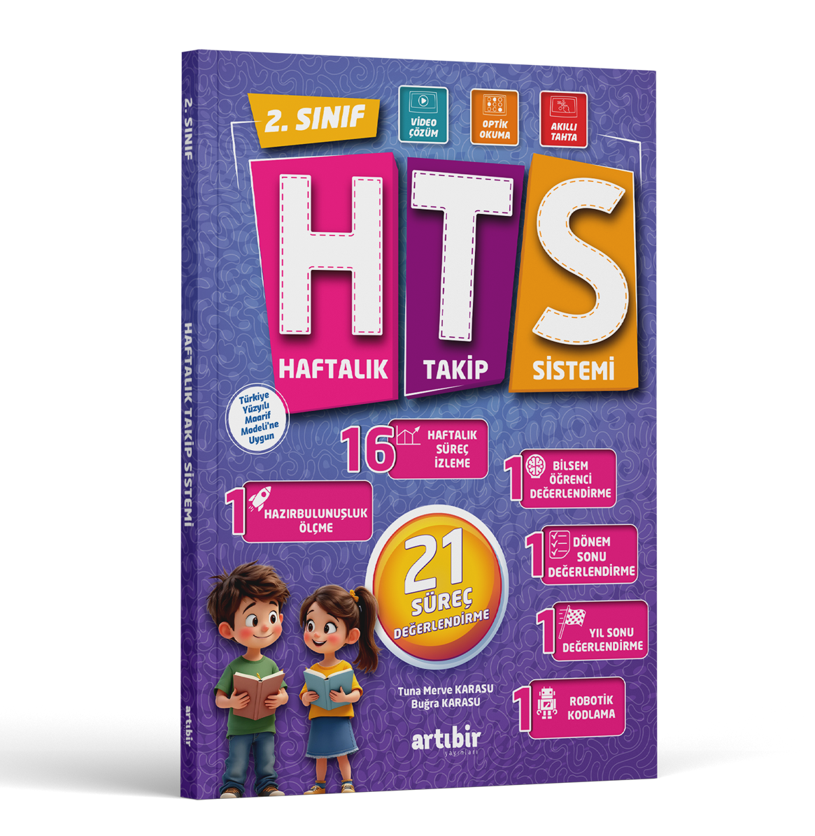 2 sınıf (HTS) Haftalık Takip Sistemi Yeni Nesil 20 Deneme Sınavı (Optik Okumalı)