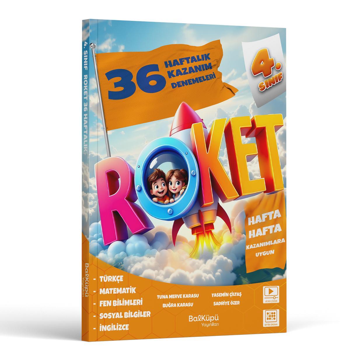 4.Sınıf Roket 36 Haftalık Kazanım Denemeleri