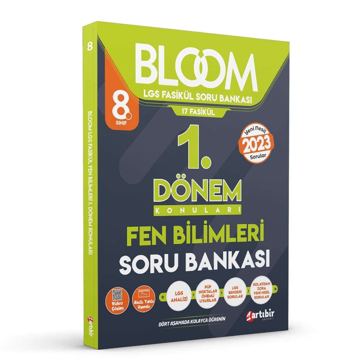 8 Sınıf Bloom LGS 17 FASİKÜL 1 DÖNEM Konuları Fen Bilimleri Soru Bankası (YENİ ÇIKTI)  (2023)