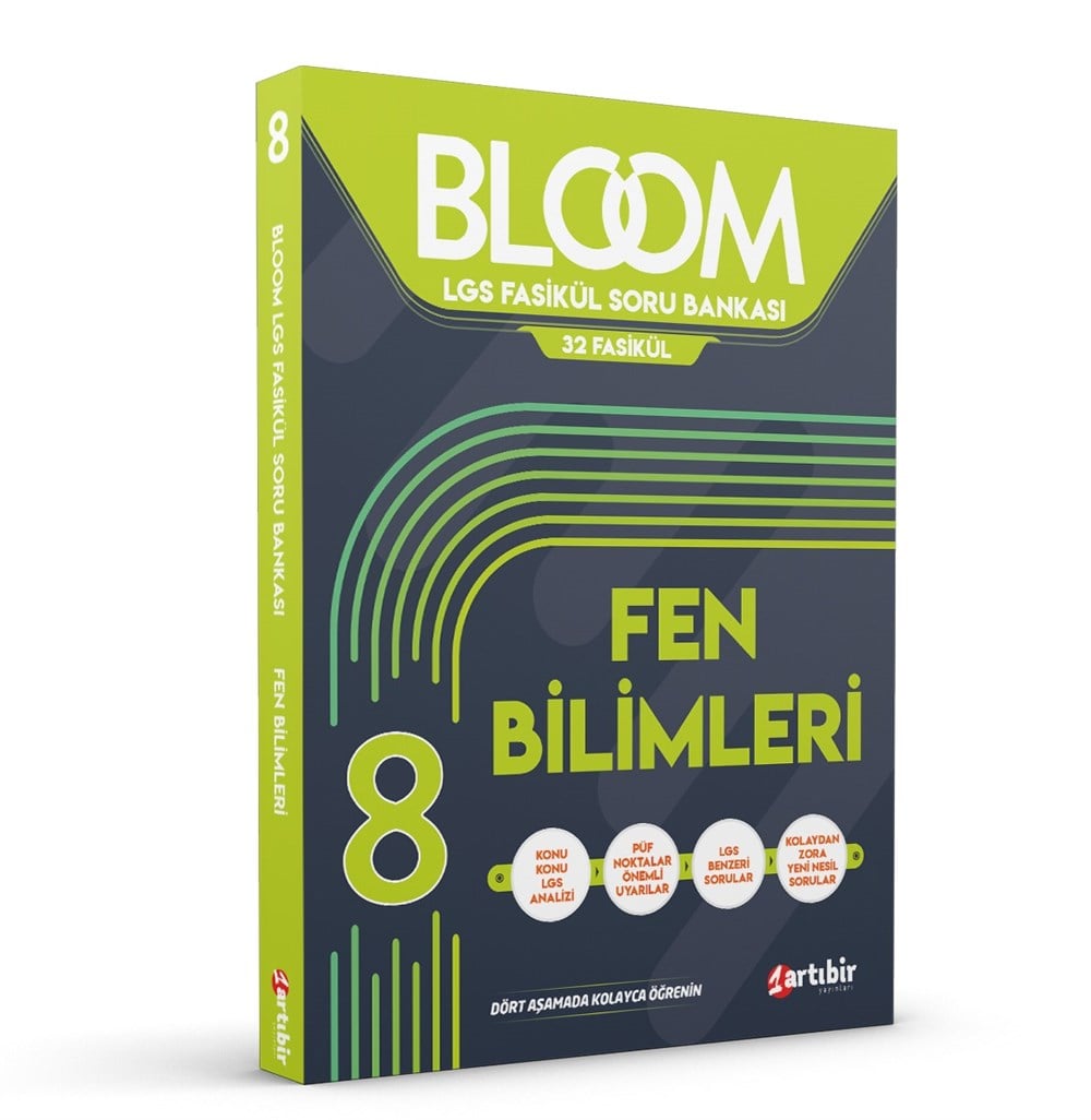 8 Sınıf Fen Bilimleri BLOOM LGS 32 Fasikül Soru Bankası LGS Benzeri Sorular (LGS analizi)