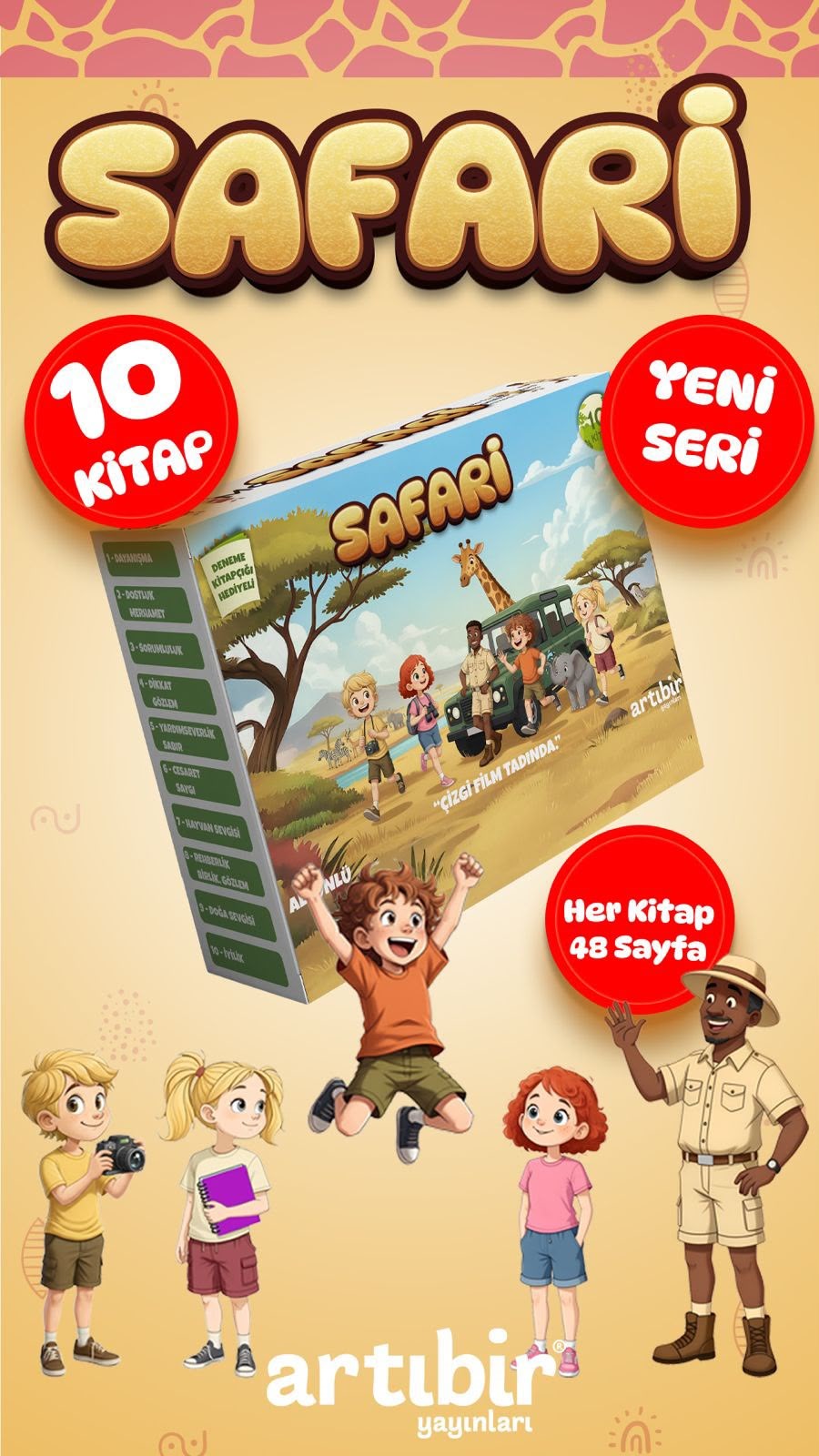 Safari 10 lu Hikaye Seti