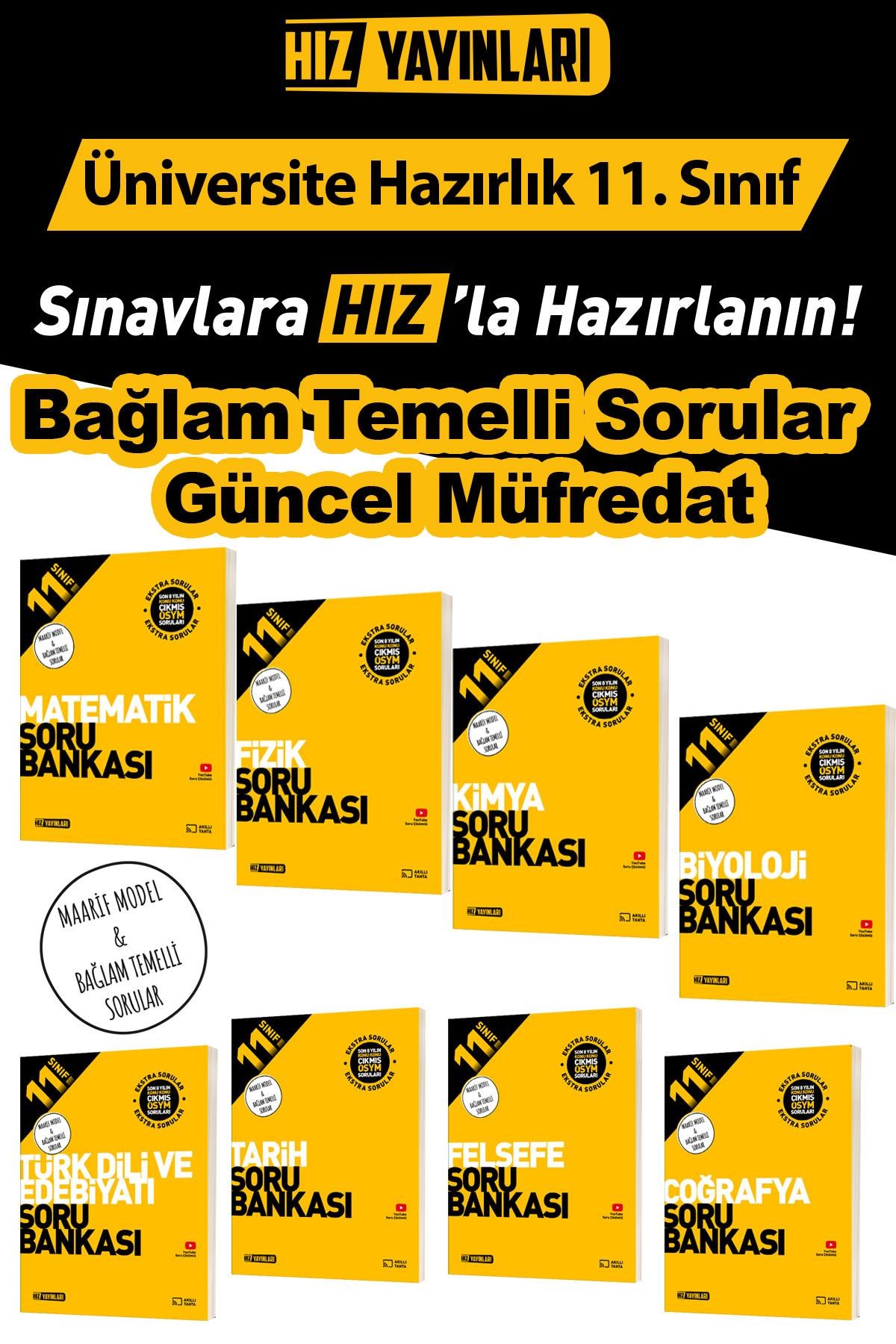 11. Sınıf Soru Bankası Seti Maarif Model & Bağlam Temelli Sorular