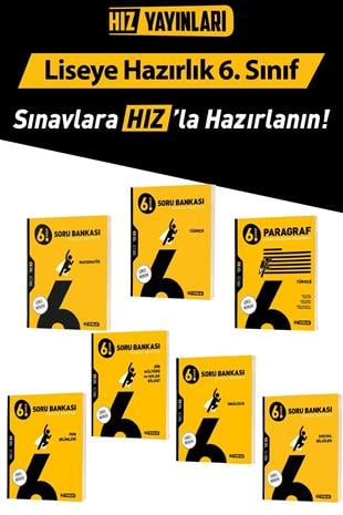 6. Sınıf TÜM DERSLER Soru Bankası Seti Toplam 7 Kaynak 25-26 Sezon Güncel Baskı