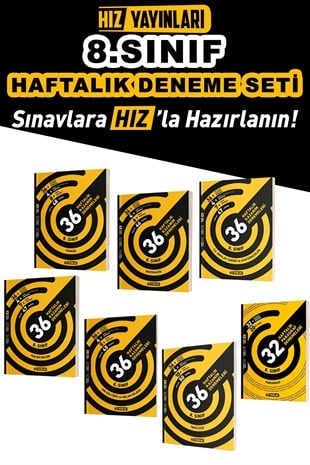 8. Sınıf LGS Haftalık Deneme Seti 7 Kaynak