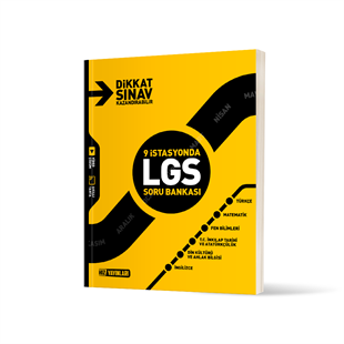 8. SINIF 9 İSTASYONDA LGS SORU BANKASI