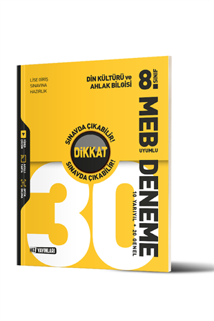 8. SINIF DİN KÜLTÜRÜ 30'LU DENEME