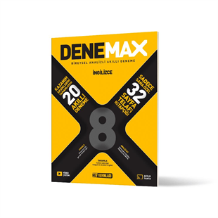 Denemax 8. Sınıf İngilizce 20’li Akıllı Deneme