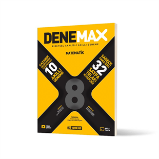 Denemax 8. Sınıf Matematik 10’lu Akıllı Deneme