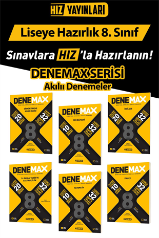 Denemax Akıllı Deneme Full Set 6 Kaynak