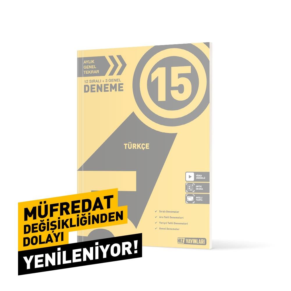 5. Sınıf Türkçe 15 li Deneme