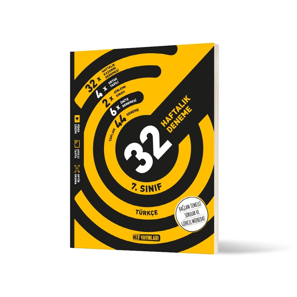 7.SINIF TÜRKÇE 32 HAFTALIK KAZANIM DENEMELERİ