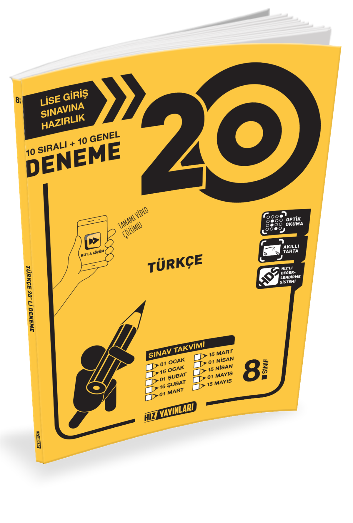 8. SINIF 20Lİ TÜRKÇE  DENEME -  2019