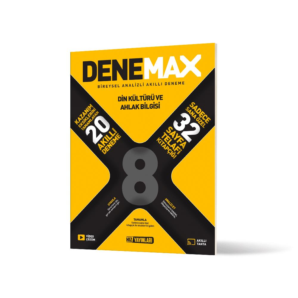 Denemax 8. Sınıf Din 20’li Akıllı Deneme