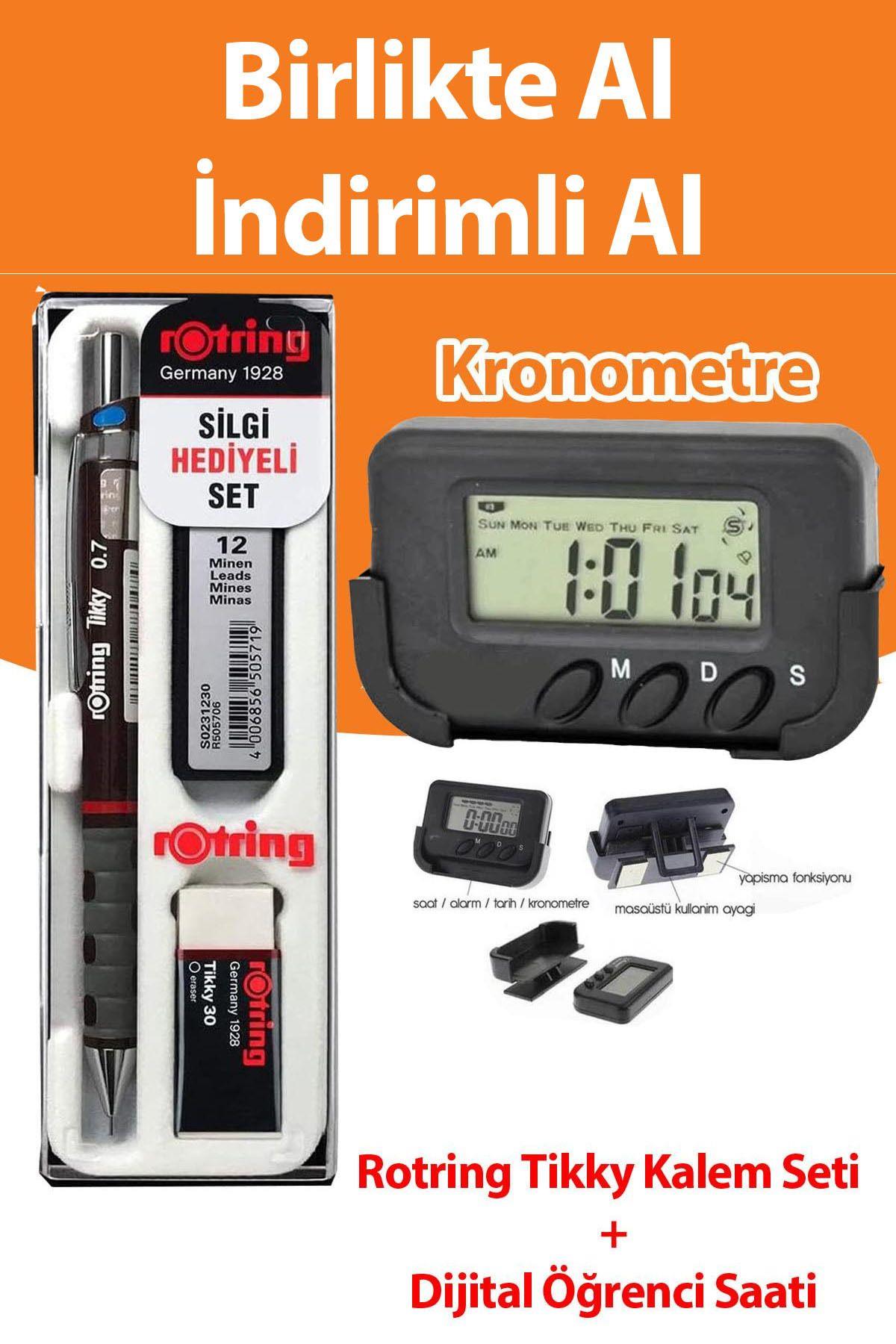 Rorting Tikky Kalem Seti+Kronometre Dijital Saat